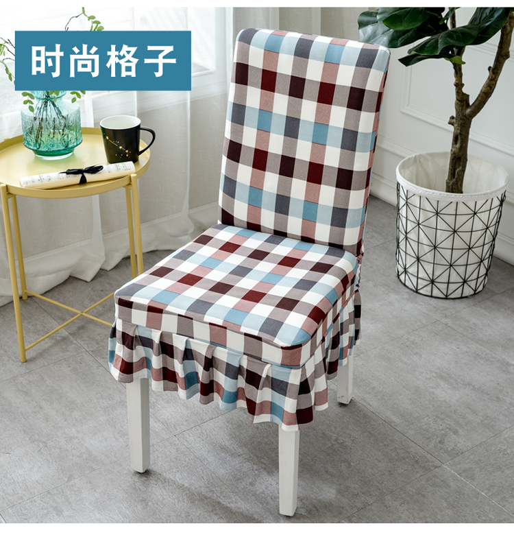 Ghế bọc phổ quát đàn hồi khách sạn ăn ghế bọc phân đặt đơn giản lưới châu Âu đỏ nhà bàn ăn và bọc ghế khăn trải bàn sang trọng