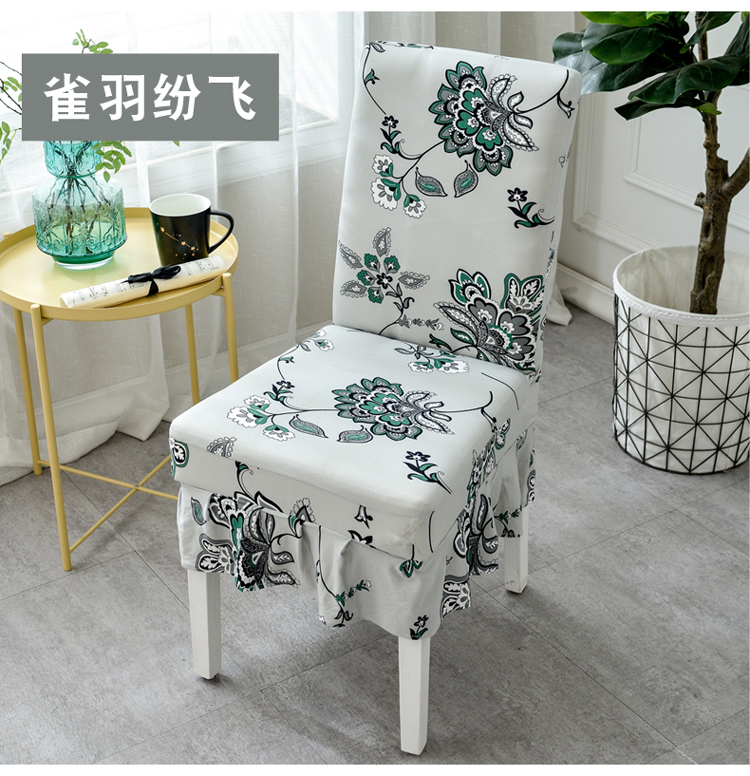 Ghế bọc phổ quát đàn hồi khách sạn ăn ghế bọc phân đặt đơn giản lưới châu Âu đỏ nhà bàn ăn và bọc ghế khăn trải bàn sang trọng