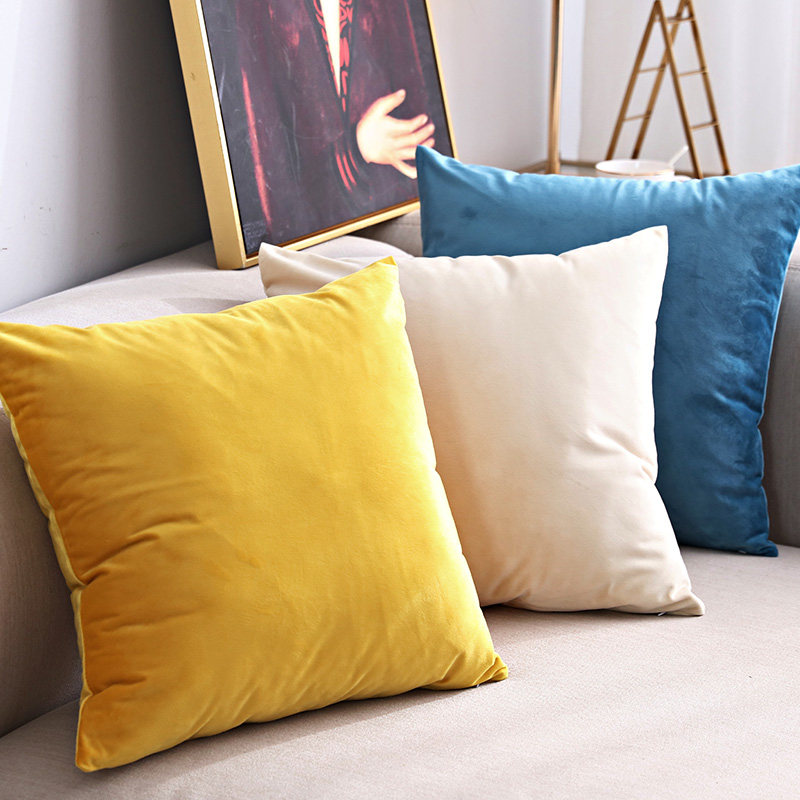 Nordic pillow square cushion sofa pillow living room rectangular back