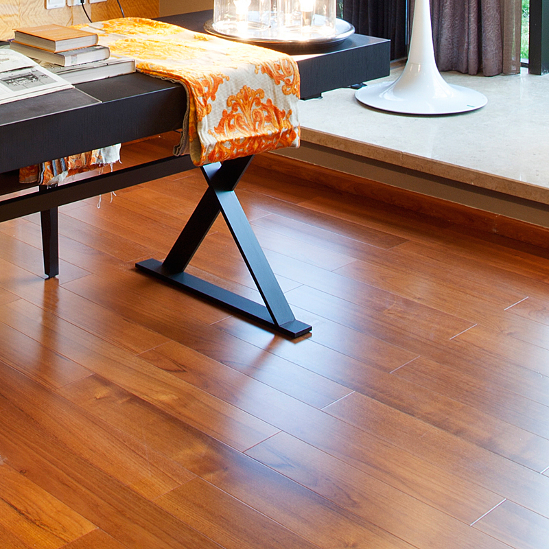 Beijing door-to-door measuring installation Three layers of solid wood flooring A class of eco-friendly Pinewood Lattice Printed Eggplant Wood 3mm Unique 009