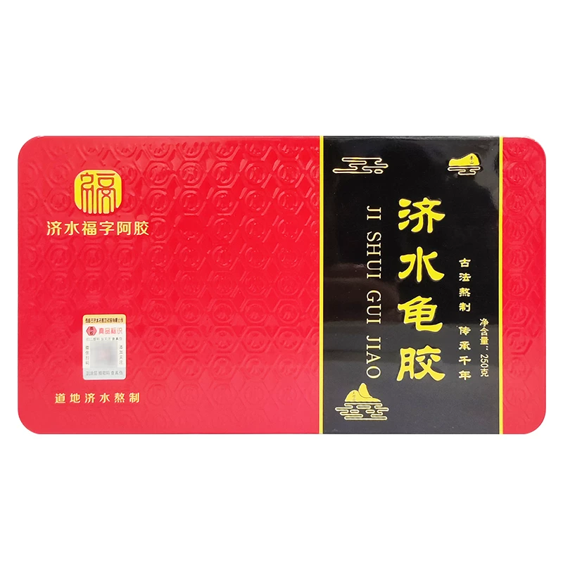 Jishui Fu персонажная лошадь-желатиновый блок 250г блок оленья клей коробка железная взрослая дань клей Guji Shui Лаожаофанг настоящий
