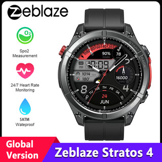 Zeblaze Stratos 4 GPS Smart Watch Men 1.43in AMOLED Display