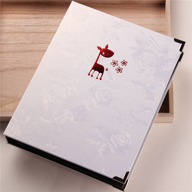 手工真干花相册本DIY定制创意相册5寸情侣生日礼品宝宝相薄影