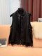 Black New Chinoiserie National Style Spliced Lace Vest for Women 2024 Autum New High-End Elegant Satin Top