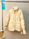 Chinese-Style Buttoned down Jacket for Women, 2023 Winter New Fashion, Stylish and Trendy, Petite Fairy Style, White Duck down Coat