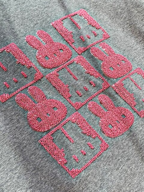 Embroidered Flocked T-Shirt Dress Women's 2024 Summer New Straight Slim Long Over-The-Knee Casual Short-Sleeved Dress