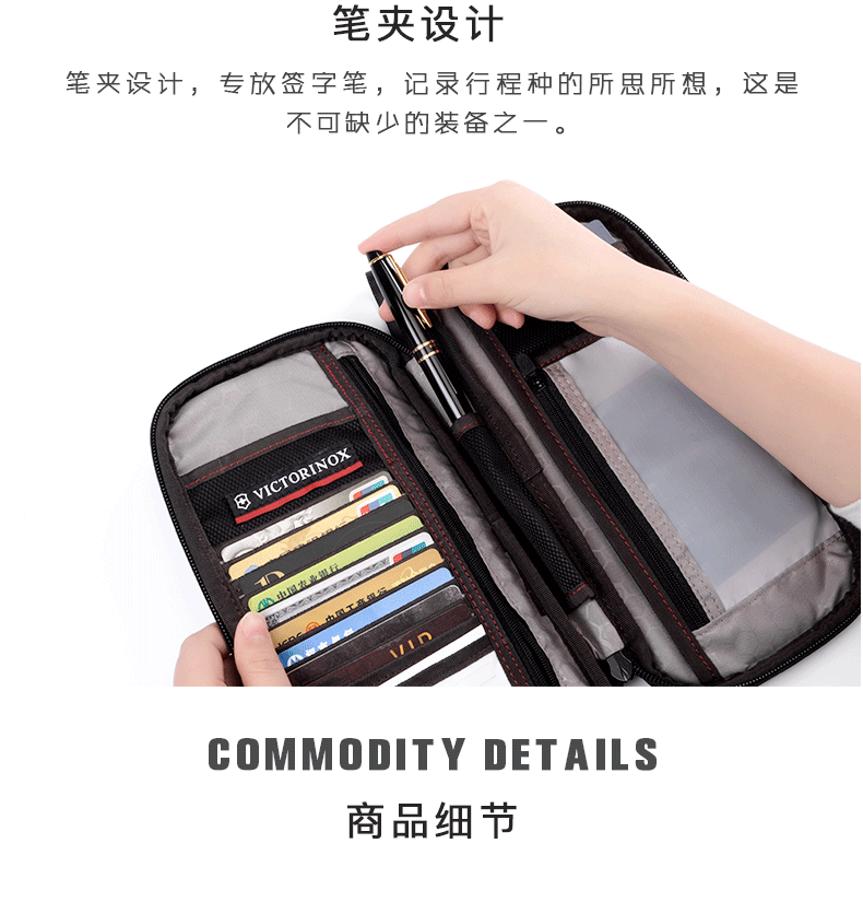 VICTORINOX Vickers Travel Hộ chiếu ngoài trời ID ID Cardet Ví Thẻ Gói 31172801 bao đựng hộ chiếu