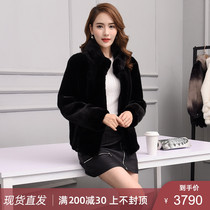 Zhen Fei mink coat Female mink whole mink Haining winter fur mink coat short Tong Erbao fur coat