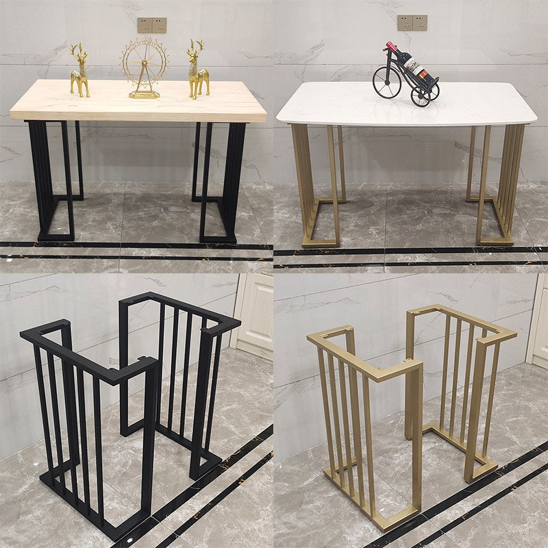 Customized modern wrought iron paint metal table legs dining table table leg bracket dining table foot iron frame office conference table rack