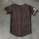 ເຄື່ອງນຸ່ງເດັກນ້ອຍໃນລະດູຮ້ອນຂະຫນາດກາງແລະຂະຫນາດໃຫຍ່ embroidered team jersey baseball uniform ແຂນສັ້ນເຄິ່ງແຂນເດັກນ້ອຍ hip-hop ການປະຕິບັດ cardigan ເສື້ອທີເຊີດ