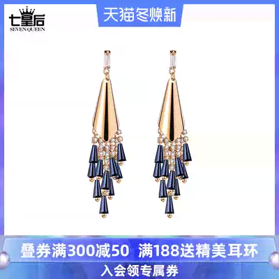 European and American temperament long version earrings exaggerated atmospheric pendant Palace earrings female Korea 2020 new trendsetter Baroque
