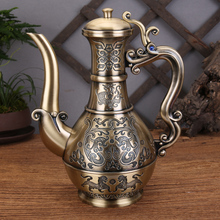 Five Year Old Shop Russian Imitation Bronze Wine Pot Imitation Ancient Flag Wedding Wine Set European Crafts Decoration Retro Home Wine Pot Wine Set