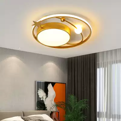 Nordic bedroom ceiling lamp simple modern dining room lamp personality creative warm bedroom children's light led Bookroom lamp