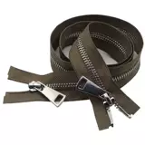 Металлическая цепочка с молнией, свитер, куртка, пуховик, аксессуары