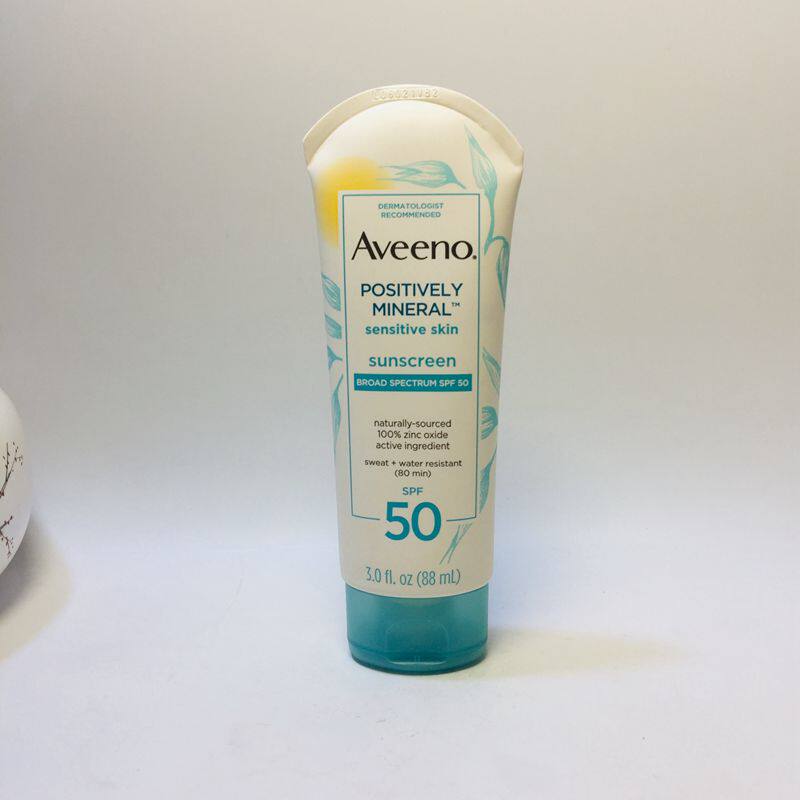 Spot USA Aveeno Ai Weibo natural oat mineral anti-sunscreen SPF50 60 times moisturizing and nourishing repair