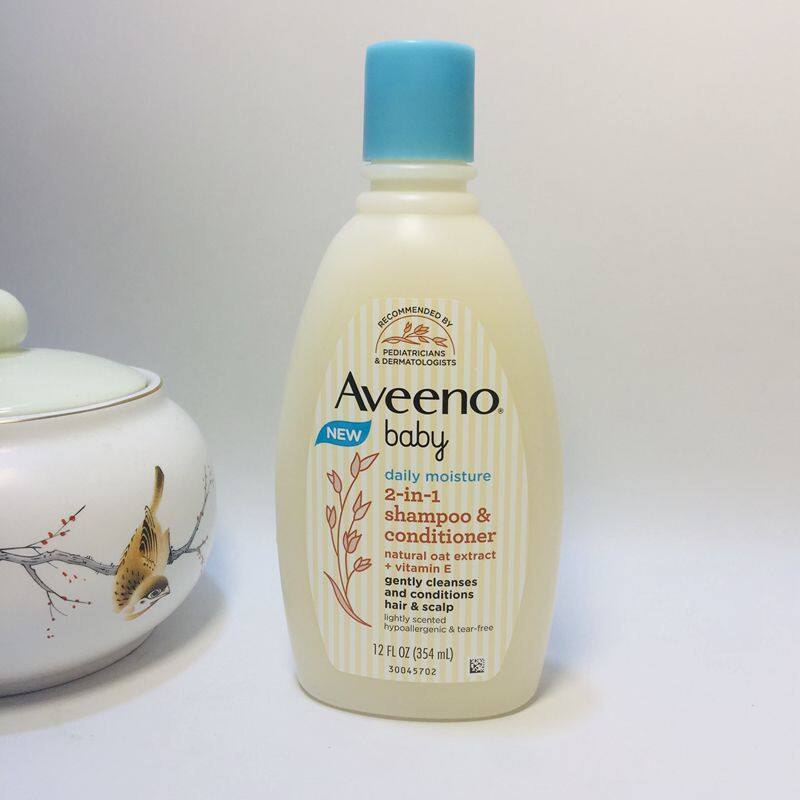 Spot USA Aveeno Ai Weibo oat baby shampoo two-in-one no tears formula moisturizing 354ml
