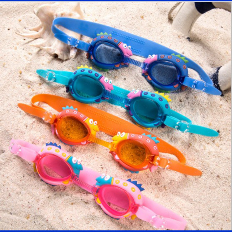 Children's swimming goggles boys and girls a variety of cartoon children's waterproof anti-fog swimming goggles
