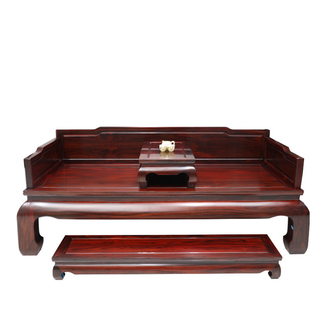 Mahogany Arhat bed Indonesian ສີດໍາ rosewood ທໍາມະດາ Arhat couch ກ້ວາງ-leaf rosewood ຕຽງ Maitreya couch ຫ້ອງນອນແບບຈີນໃຫມ່