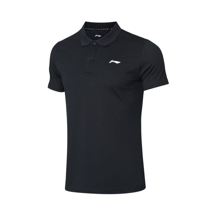 Li Ning ngắn tay nam 2019 cotton mới thoáng khí thấm mồ hôi POLO sơ mi thường xuyên tập luyện thể thao ve áo mùa hè - Áo polo thể thao áo thun nam polo