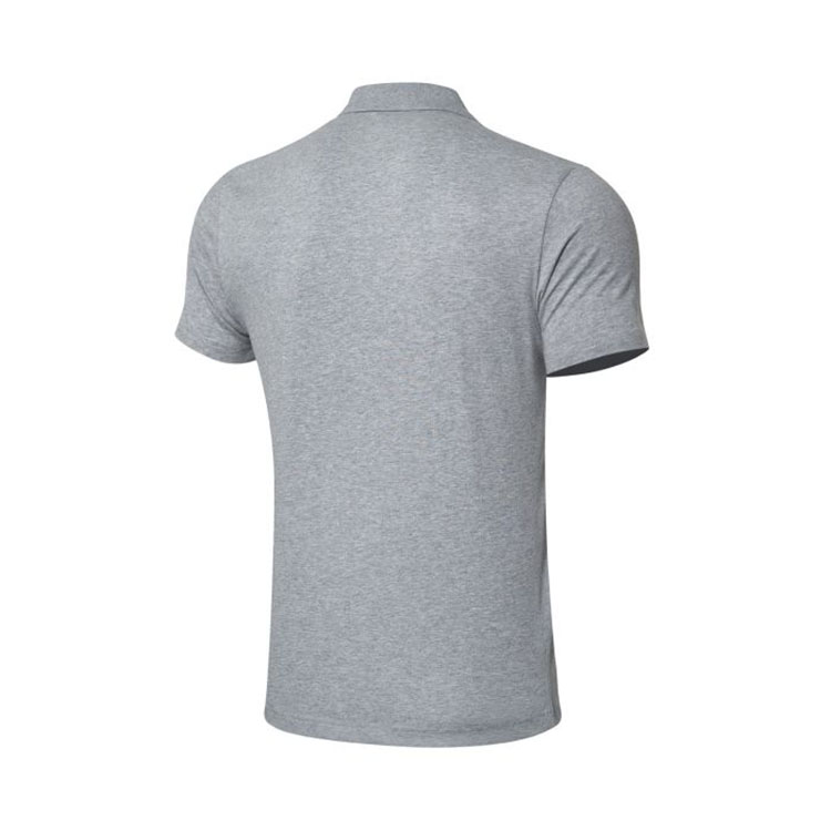 Li Ning ngắn tay nam 2019 cotton mới thoáng khí thấm mồ hôi POLO sơ mi thường xuyên tập luyện thể thao ve áo mùa hè - Áo polo thể thao áo thun nam polo