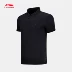 Áo thun thể thao nam Li Ning 2018 cotton mùa hè thoáng khí và thoải mái áo thun bóng rổ sê-ri áo sơ mi POLO Áo polo thể thao