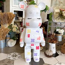 Creative ornaments Net red high-end floor living room store decorations bear gift landing cartoon cute ins Wind