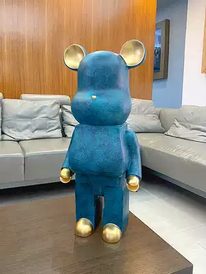 Modern minimalist Net red cartoon ornaments large floor-to-ceiling living room Model Room soft-fitting hotel lobby decoration