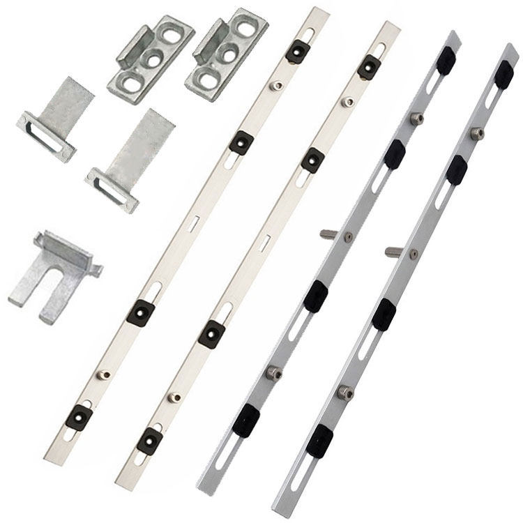 External open 50 type aluminium alloy flat open window accessories glazing door handle upper suspension window handle two-point lock transmission handle