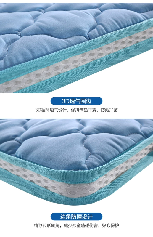 Mousse nệm với giường trẻ em xơ dừa trẻ em mỏng pad bunk thanh niên mat kết hợp nệm - Nệm