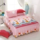 Bông bedspread giường váy một mảnh vỏ bảo vệ 1,5 / 1,8 m tấm trượt phim hoạt hình bông trẻ em giường của - Váy Petti váy giường đẹp	