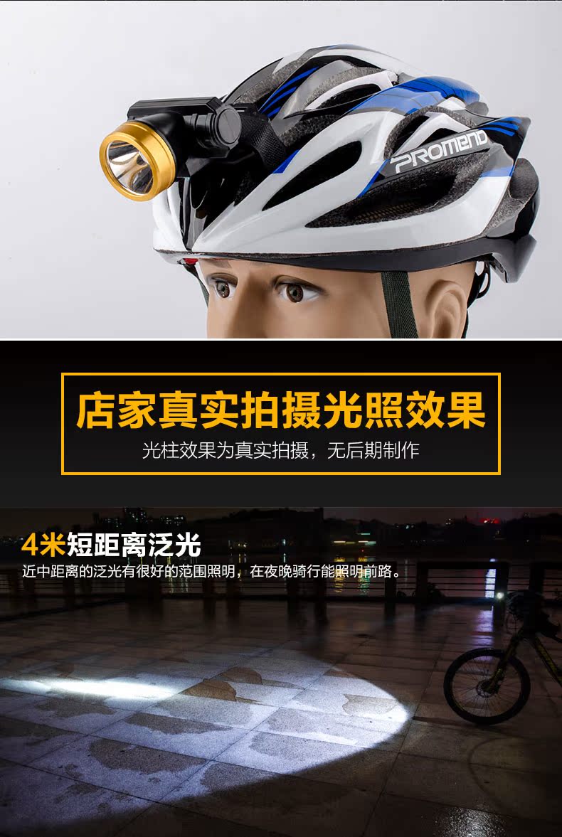 Lumière vélo PROMEND - phare - Ref 2398651 Image 9