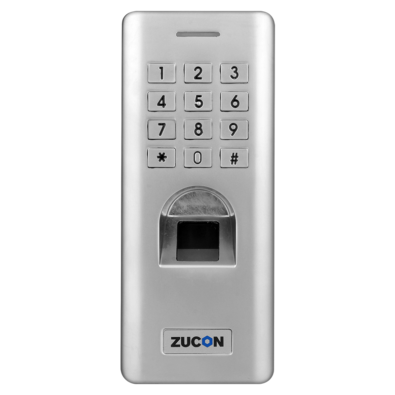 ZUCON F14门禁系统防水指纹一体机 密码开锁 室外防水指纹机