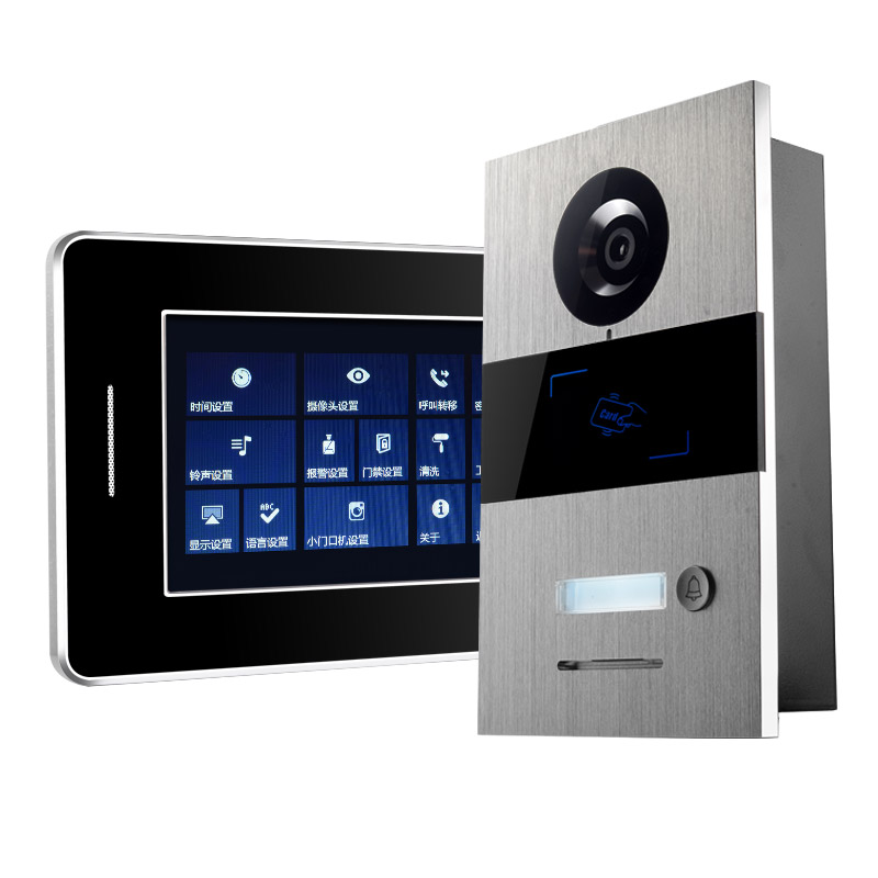 ZUCON M26别墅可视对讲门禁系统室内机彩色高清夜视楼宇对讲门禁