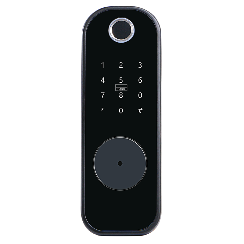 ZUCON 510A免布线指纹密码电控锁智能门锁门禁电机锁电池遥控电子锁