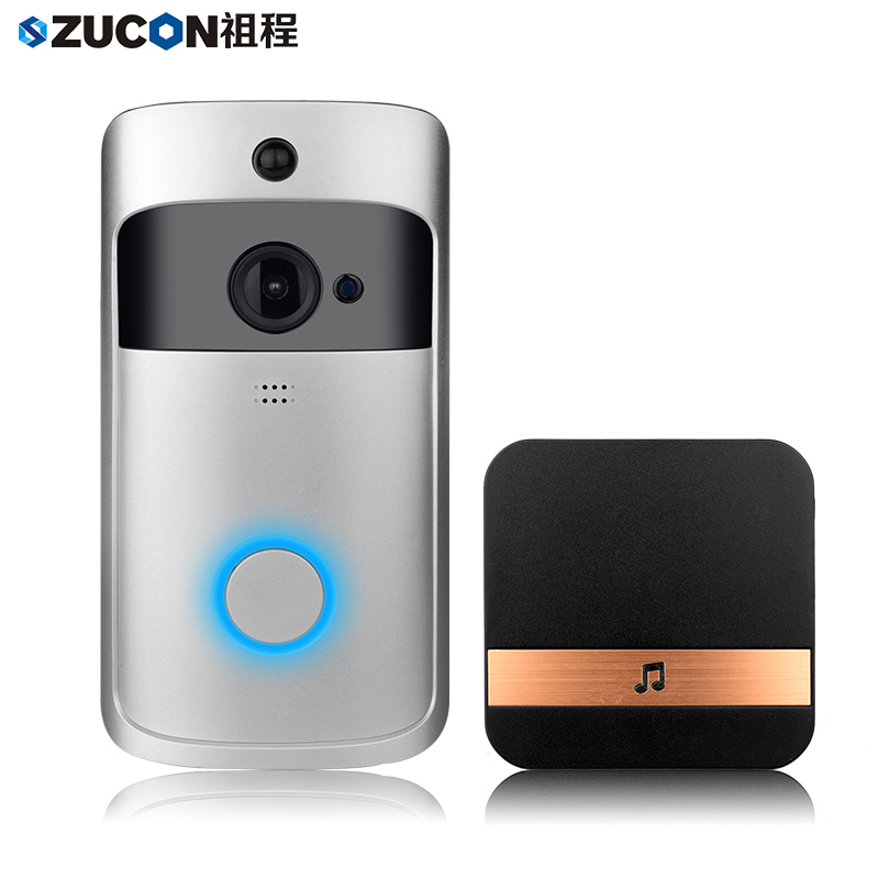 ZUCON M24别墅办公室可视对讲门禁系统APP无线手机开锁远程监控套装