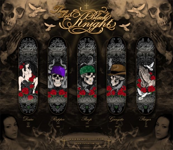 Planche à roulettes BLACK KNIGHT - Ref 2594690 Image 6