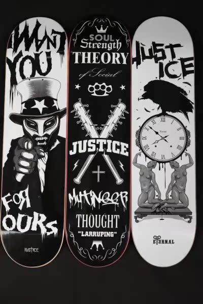 Skateboard pour homme femme JUSTICE - Ref 2595226 Image 18