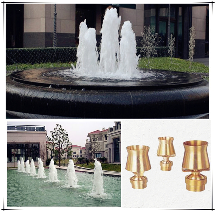 Copper cedar nozzle Tree ice nozzle Ice tower nozzle Water fountain Landscape pool water fountain nozzle