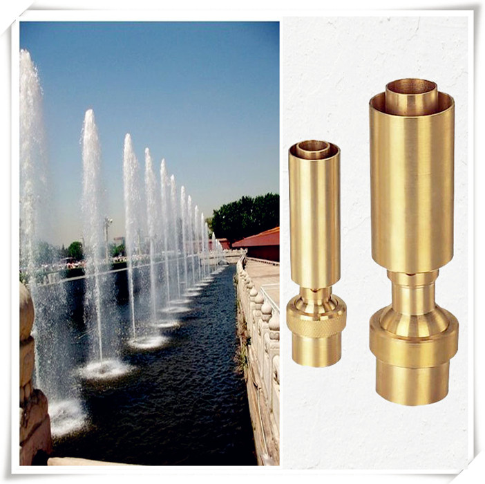 Total copper aerated jade column nozzle Square Water View Water View spray head 6 points -2 inch