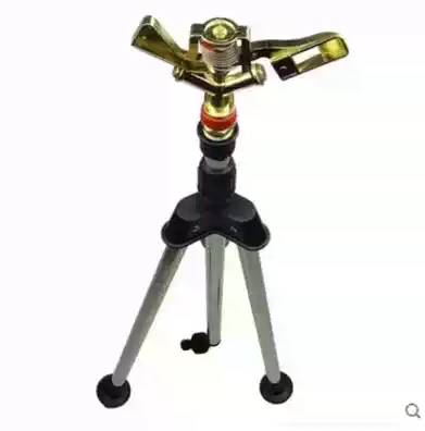 4-point metal rocker arm Rotating nozzle set movable bracket garden sprinkler irrigation
