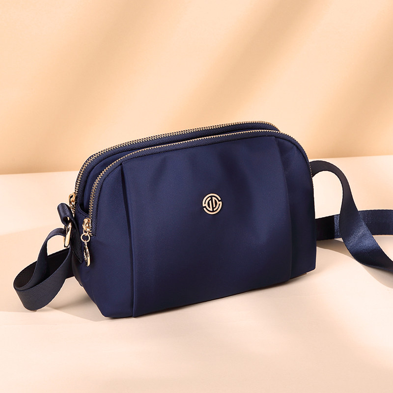 Canvas bag women's 2022 new nylon shoulder women's bag mother bag women's small bag waterproof Oxford cloth messenger bag light