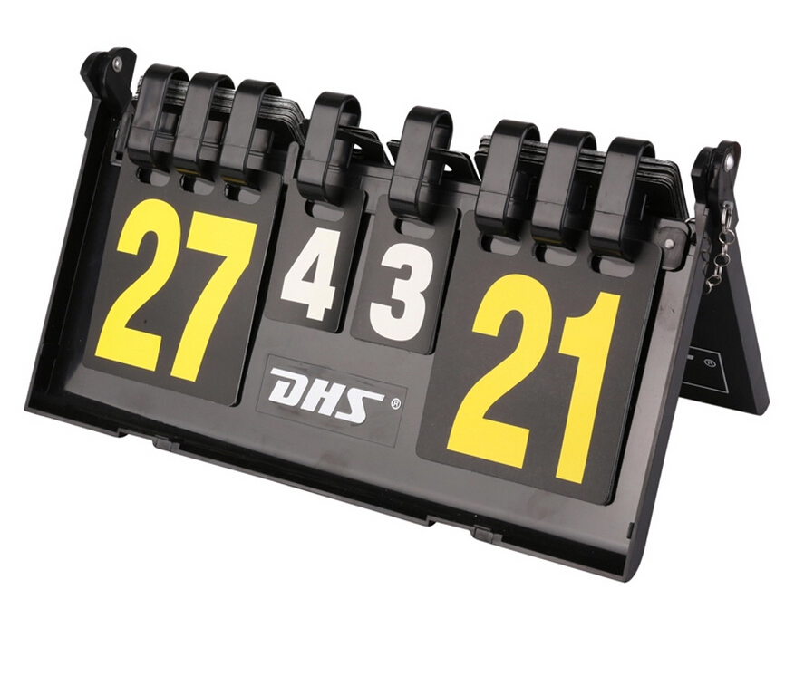 Red Double Hi F504 Table Tennis Scoreboard Competition Football Ping Pong Scorer Uses a Count Card Scorer
