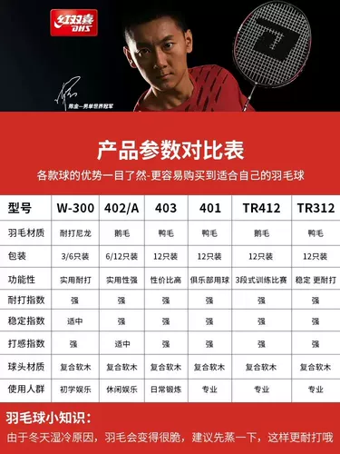 Красное двойное счастье бадминтон 12 упаковочных королей нелегко в соревнованиях по гниению гусиных перьев в помещении и на открытом воздухе для ветрозащитных тренировок.