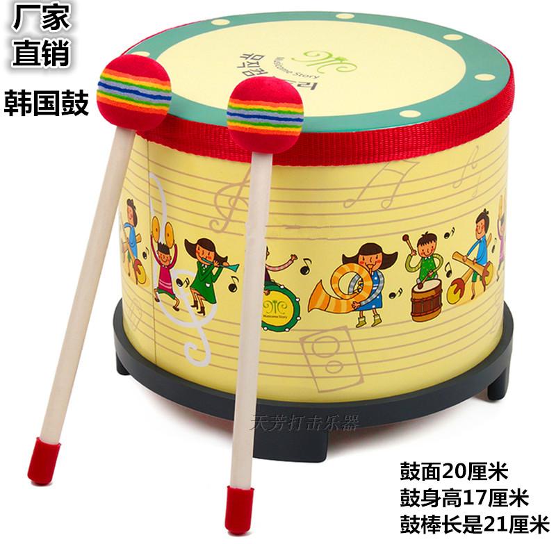 Tay trống Hàn Quốc trống hoạt hình trống tay Orff bộ gõ mẫu giáo đồ chơi đặc biệt - Đồ chơi nhạc cụ cho trẻ em dan piano cho be