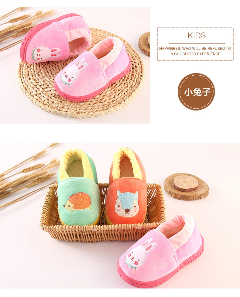 Chaussons enfants en coton - semelle caoutchouc - Ref 1005911 Image 19
