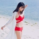 2020 áo tắm đích thực mới của phụ nữ ba mảnh màu đen tập hợp mỏng bikini áo khoác cardigan áo khoác bikini - Bikinis