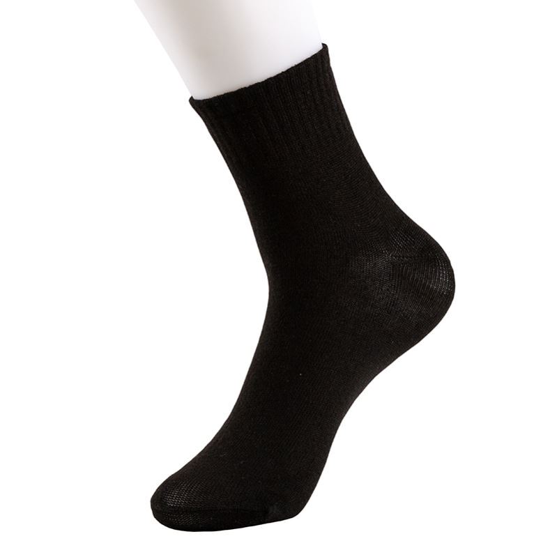 100 Pairs of Disposable Socks for Men, Daily Use, No-Wash, Durable, Odor-Resistant, Mid-Calf Socks, All-Season Cotton Socks, Versatile