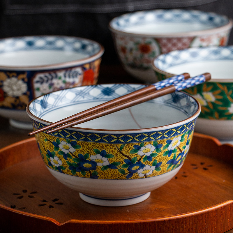 Minoyaki Noodle Bowl Commercial Chongqing Small Noodle Bowl Household Large Noodle Bowl Japan Imported Noodle House Special