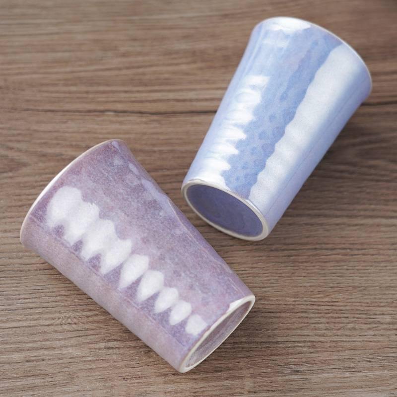 Japan imported office ceramic breakfast cup home milk cup Japanese style simple and beautiful home couple water cup female