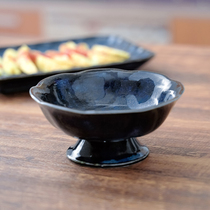 Mei thick burn Japanese and style retro Creative Sky glaze 5 0 inch tall dim sum dessert ice cream cup bowl
